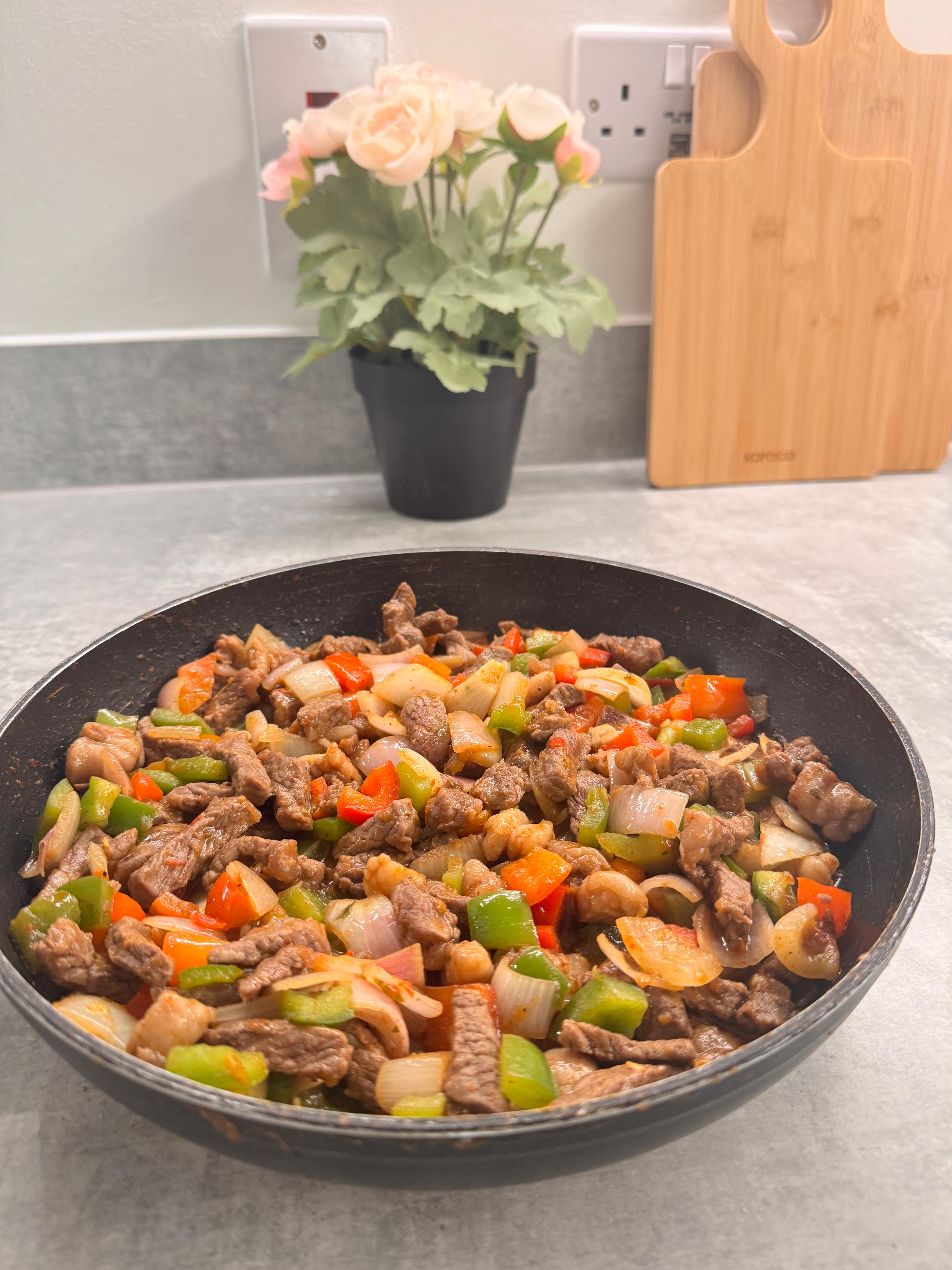 Beef & Bell Pepper Stir-fry
